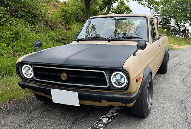 RSワタナベ 6J×13 +21? Bタイプと 155/65R13 バリ山タイヤ付き 東京都八王子より 検索 旧車 SUNNY DATSUN GX－５  サニトラ ３１０ NISSAN